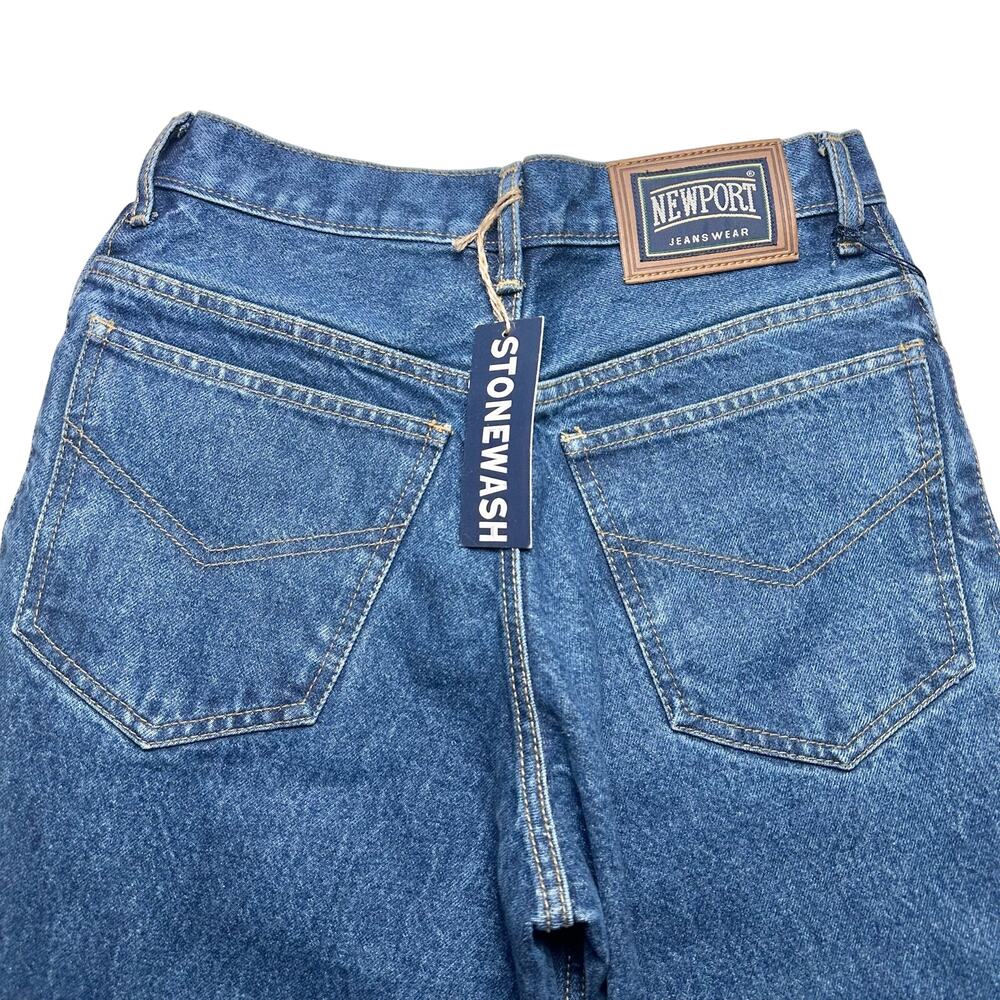 Newport Jeanswear | Women | Classic Dark Stonewash Straight Leg Jeans | Size 28 - Picture 8 of 10